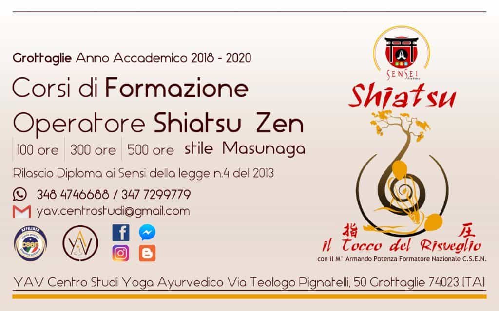 Corso di Formazione Shiatsu Zen
