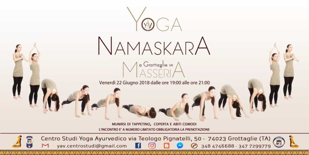 Yoga Namaskara in Masseria