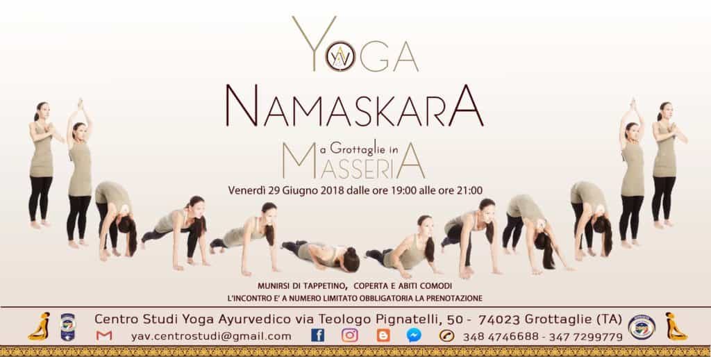 Yoga Namaskara in Masseria