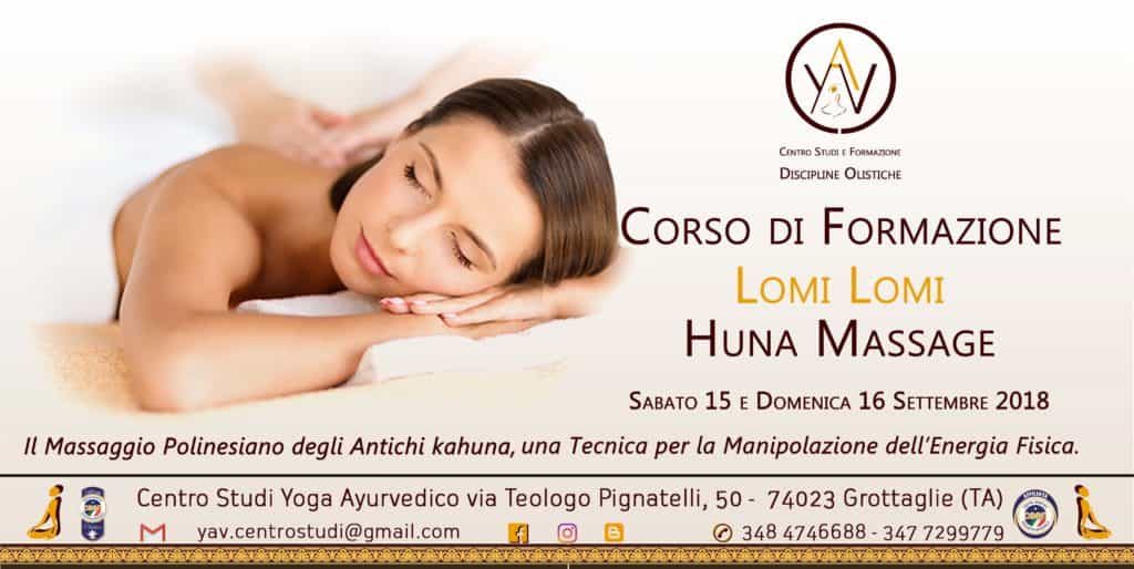 Corso di Formazione Lomi Lomi - Huna Massage