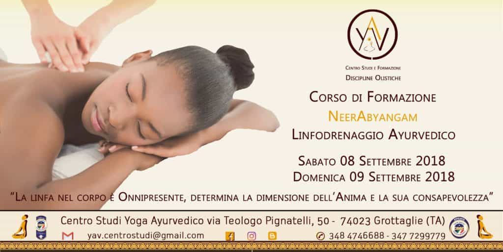 Corso di Linfodrenaggio Manuale Ayurvedico