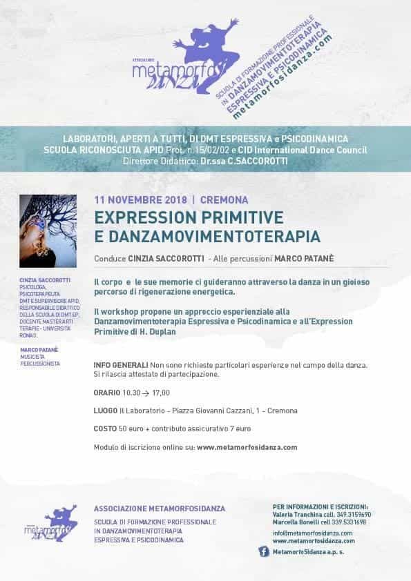 Expression Primitive e DanzaMovimentoTerapia