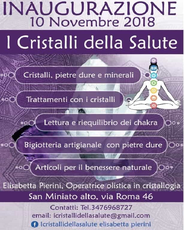Inaugurazione I CRISTALLI DELLA SALUTE