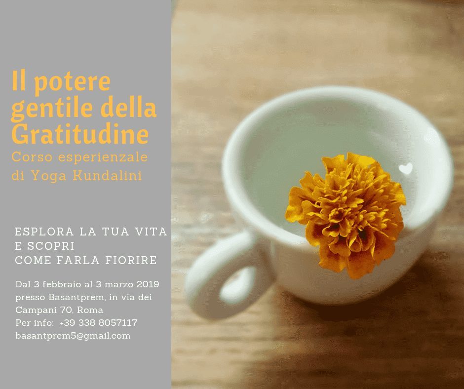 Il Potere gentile della Gratitudine