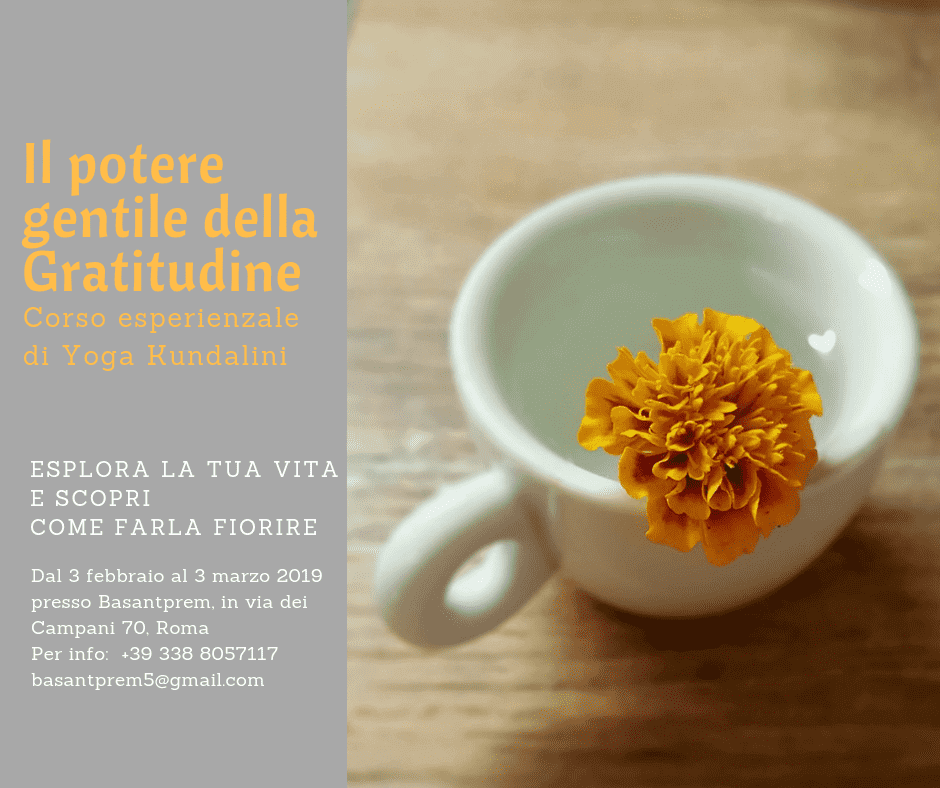 Il Potere gentile della Gratitudine