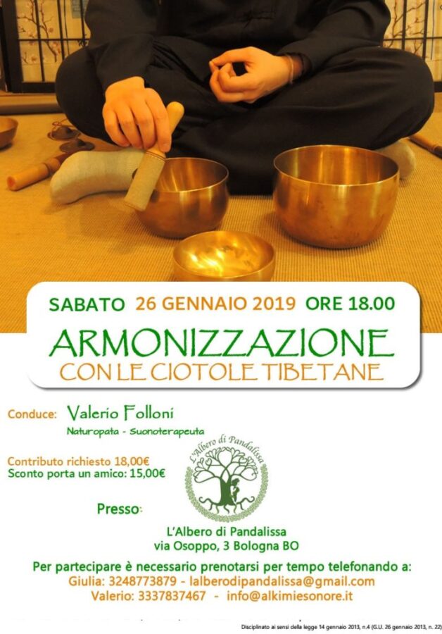Armonizzazione con le Campane Tibetane