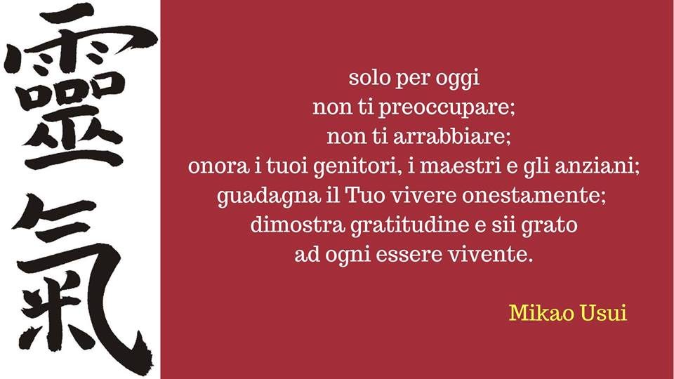 Percorso I° livello ReiKi Mikao Usui