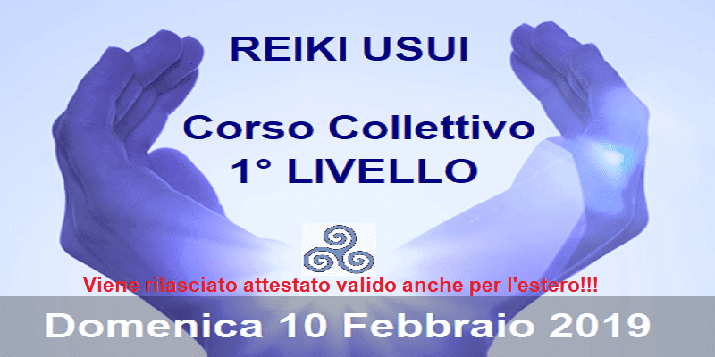 Corso Reiki Usui di 1° livello