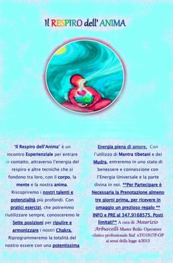 Il respiro dell'anima - Incontro-formativo