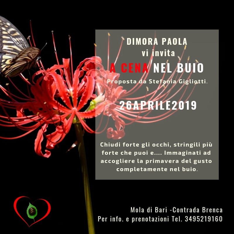 A cena nel buio