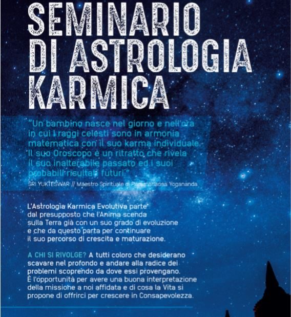 Seminario di astrologia karmica