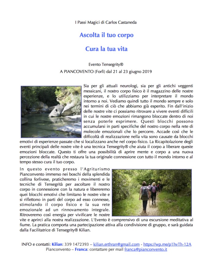 Ascolta il tuo corpo - Cura la tua vita