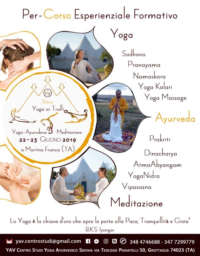 Ritiro Yoga e Ayurveda ai Trulli