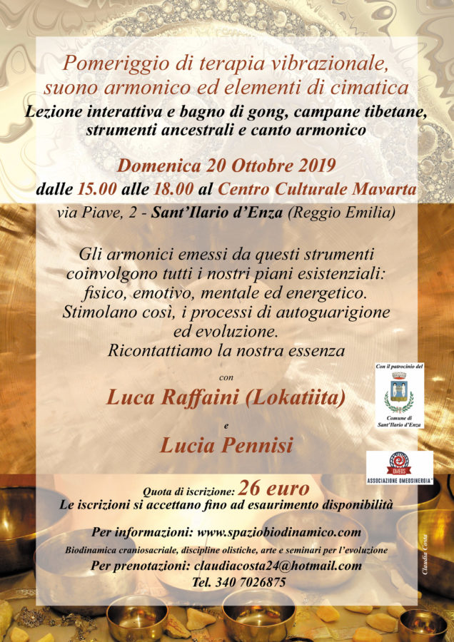 Terapia vibrazionale e suono armonico