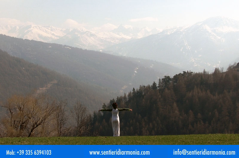 Yoga in montagna