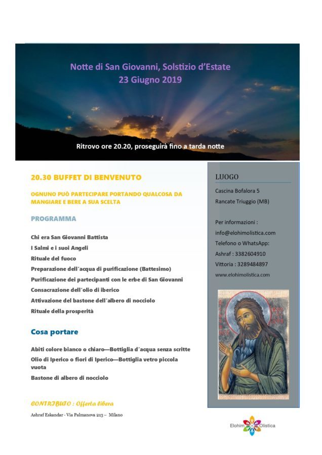 Notte di San Giovanni - Solstizio d'estate