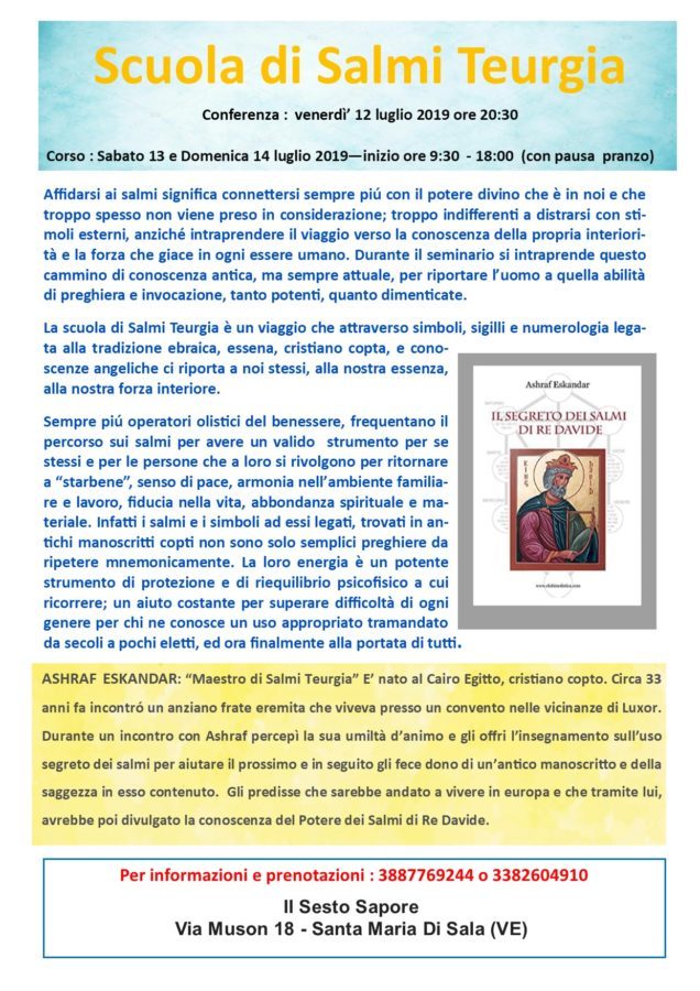 Scuola di Salmi Teurgia