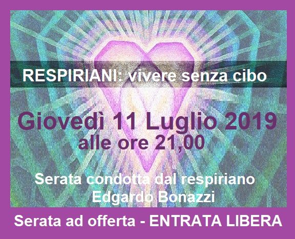 Alimentarsi di sola Energia Pranica