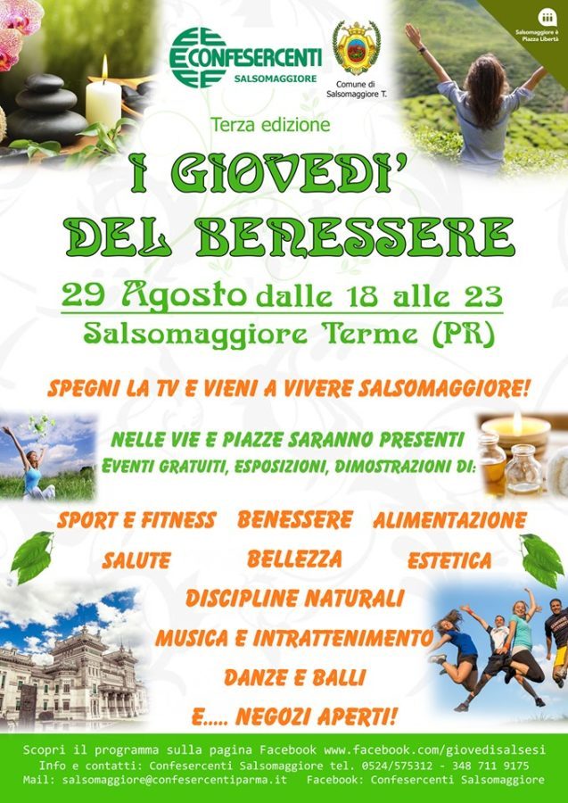 I giovedì del benessere