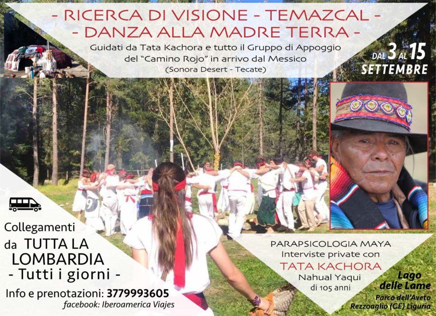 Ricerca della Visione, Temazcal e Danza alla Madre Terra