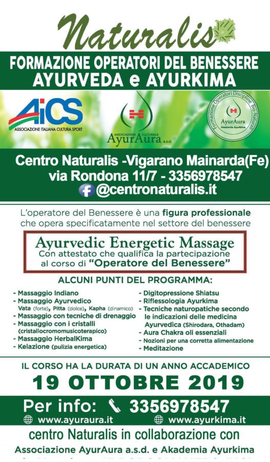 Formazione operatori del benessere