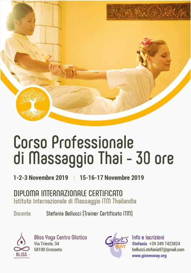 Corso professionale di Massaggio Thailandese