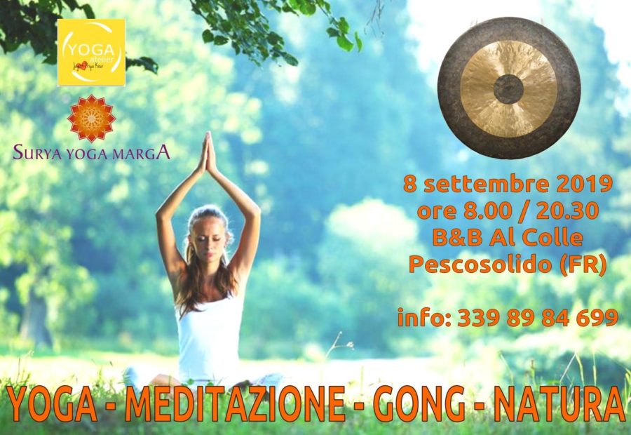 Yoga, meditazione, gong, natura