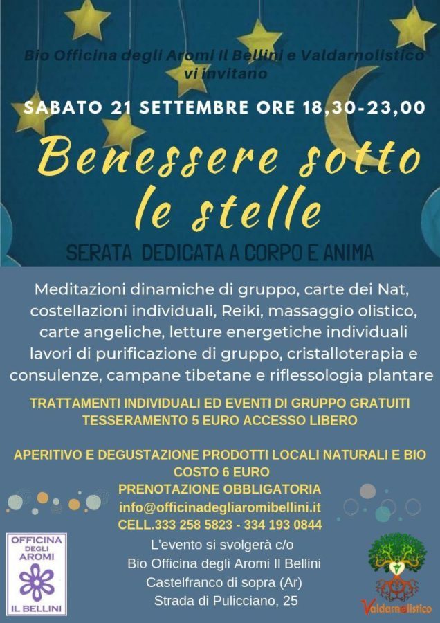 Benessere sotto le stelle
