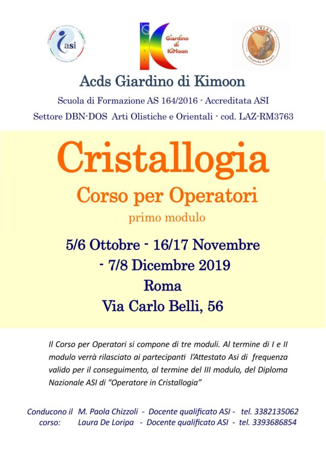 Formazione operatori in Cristallogia
