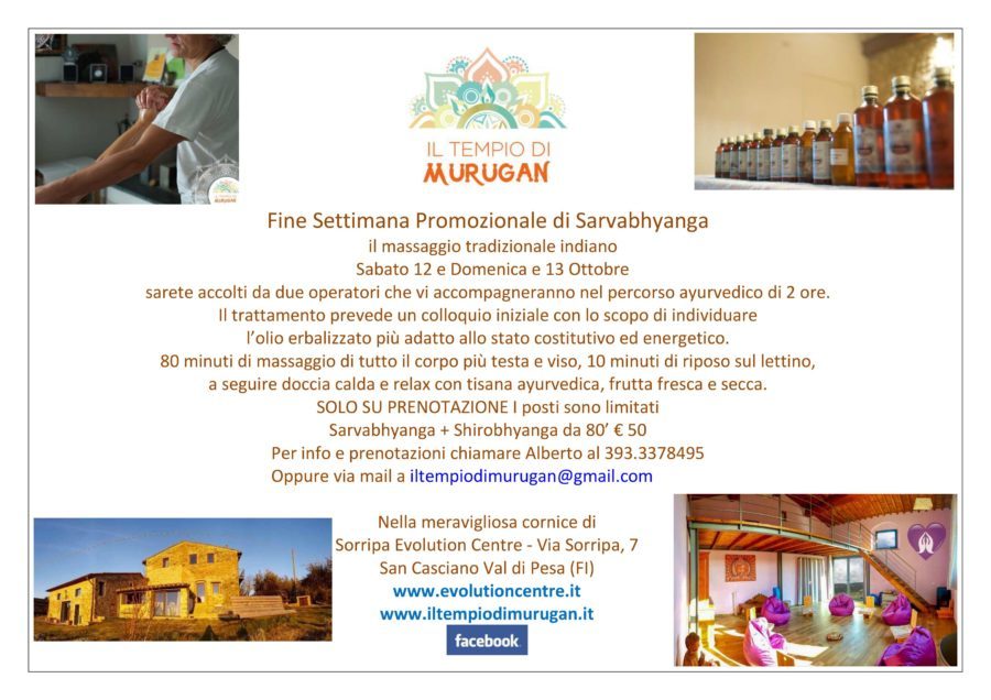 Fine settimana promozionale di Sarvabhyanga