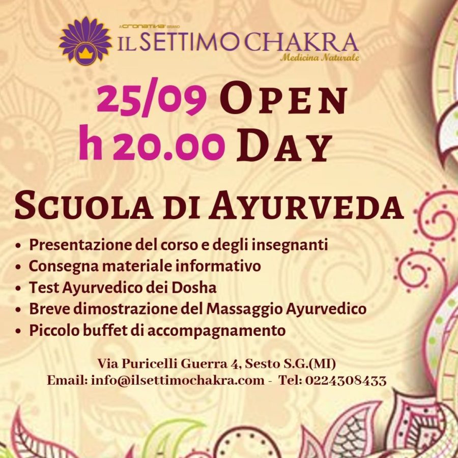 Scuola di Ayurveda - Open Day