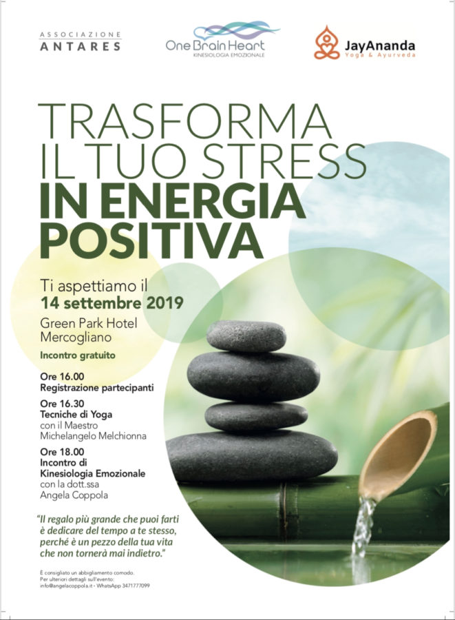 Trasforma il tuo stress in energia positiva