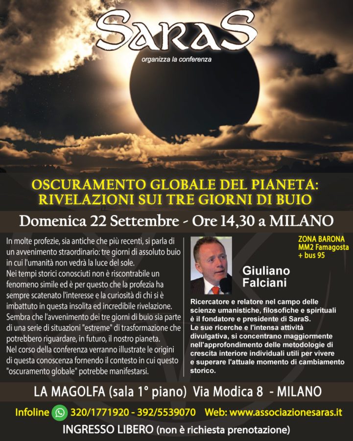 Rivelazioni sui tre giorni di buio