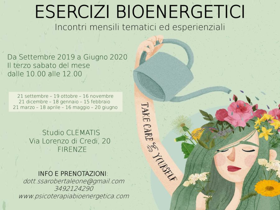 Inizio incontri Esercizi Bioenergetici