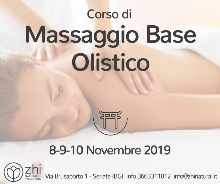 Corso Massaggio Base Olistico