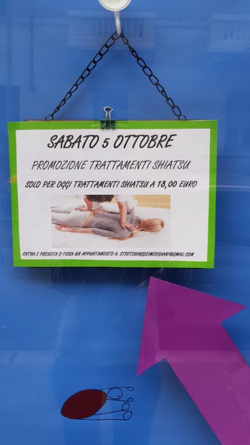 Promozione trattamenti Shiatsu