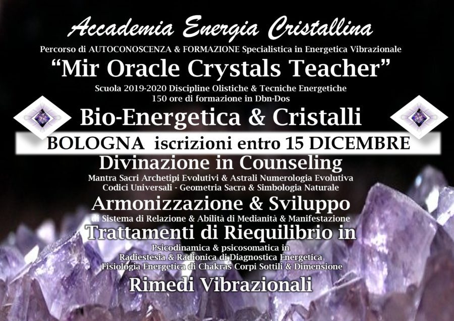 Presentazione percorso MIR Oracle Crystals Teacher