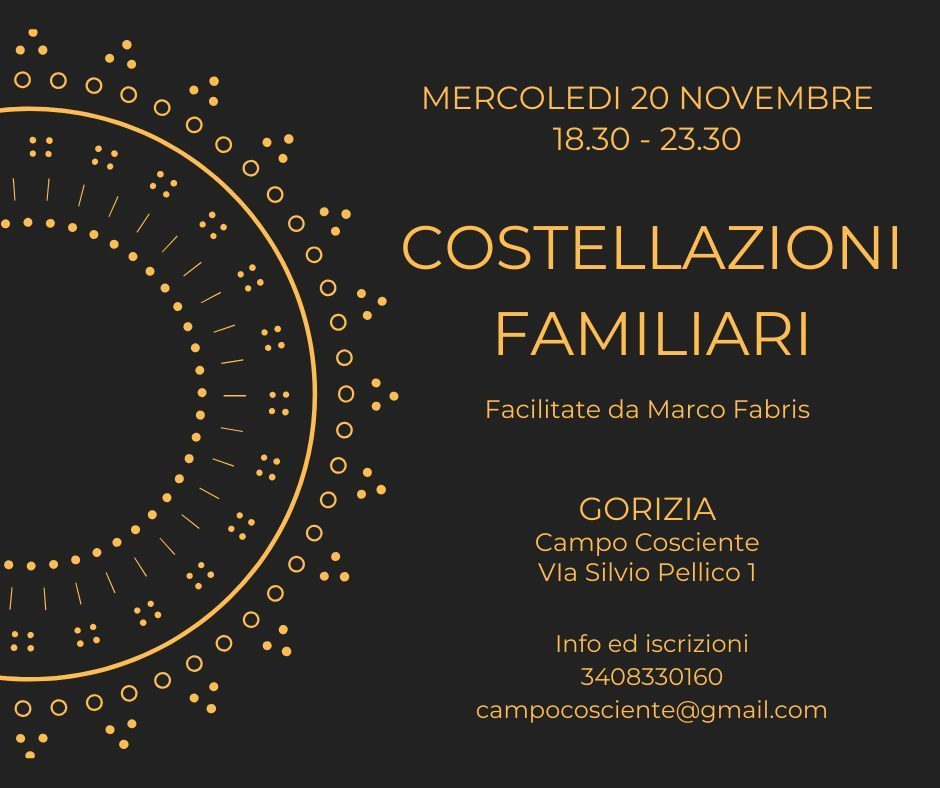 Serata di Costellazioni Familiari