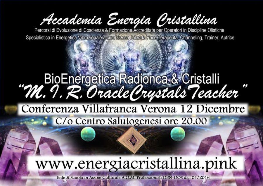 Presentazione Mir Oracle Crystals Teacher