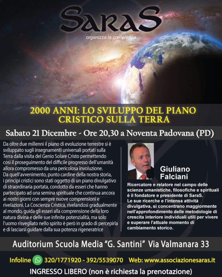 Lo sviluppo del piano cristico sulla terra