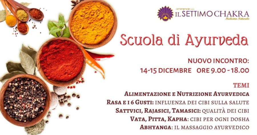 Scuola di Ayurveda - Nuovo incontro