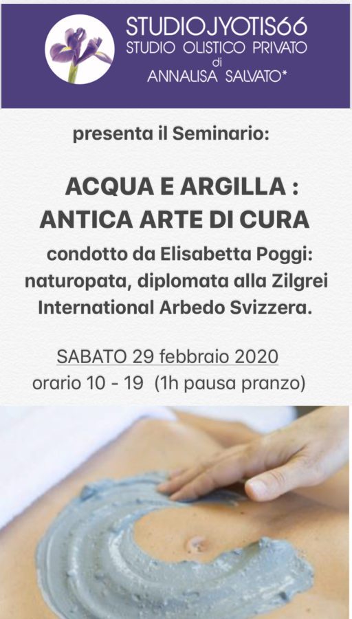 Acqua e argilla: antica arte di cura