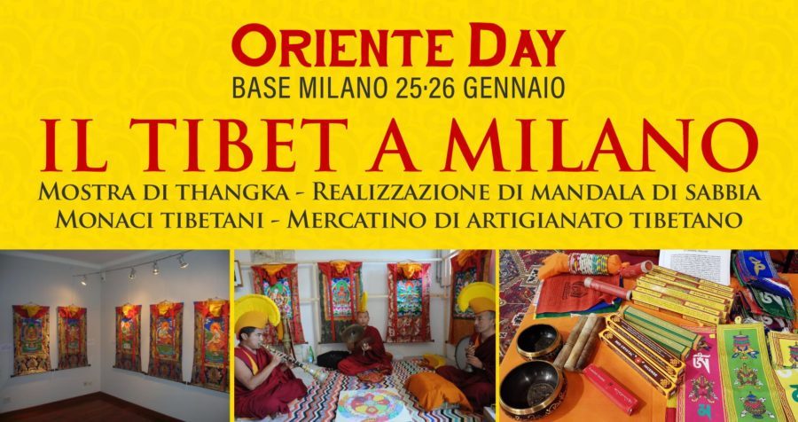 Mandala di sabbia e mercatino tibetano