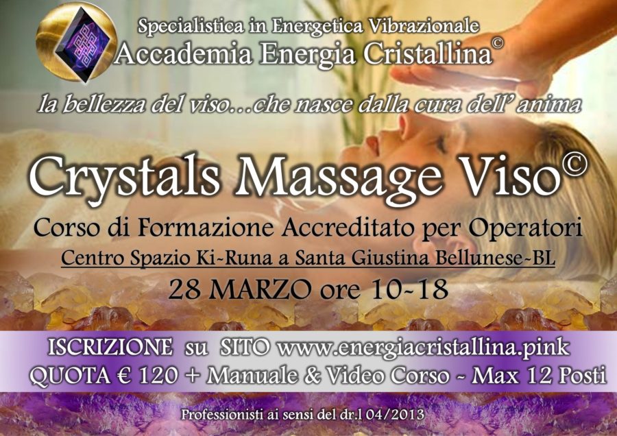 Crystals Massage Viso Formazione