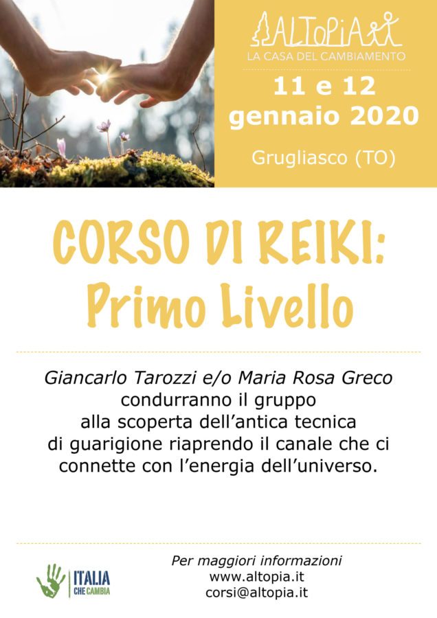 Reiki primo livello metodo Usui