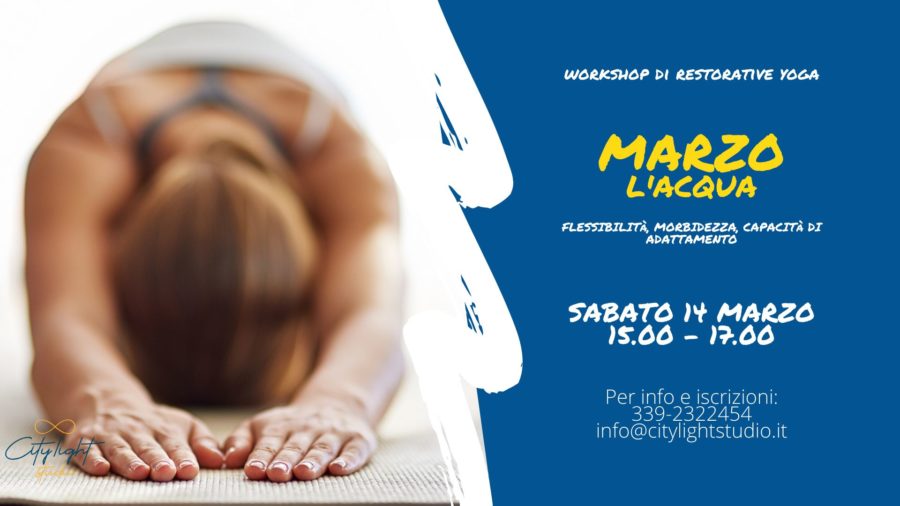 Workshop Restorative Yoga - Acqua