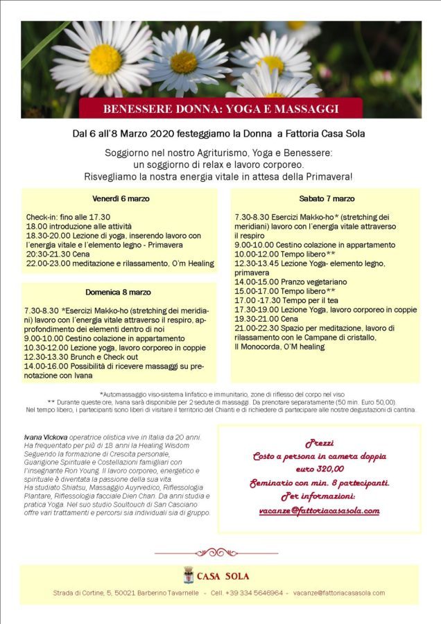 Benessere Donna: Yoga e massaggi