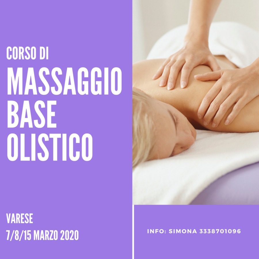 Corso massaggio base