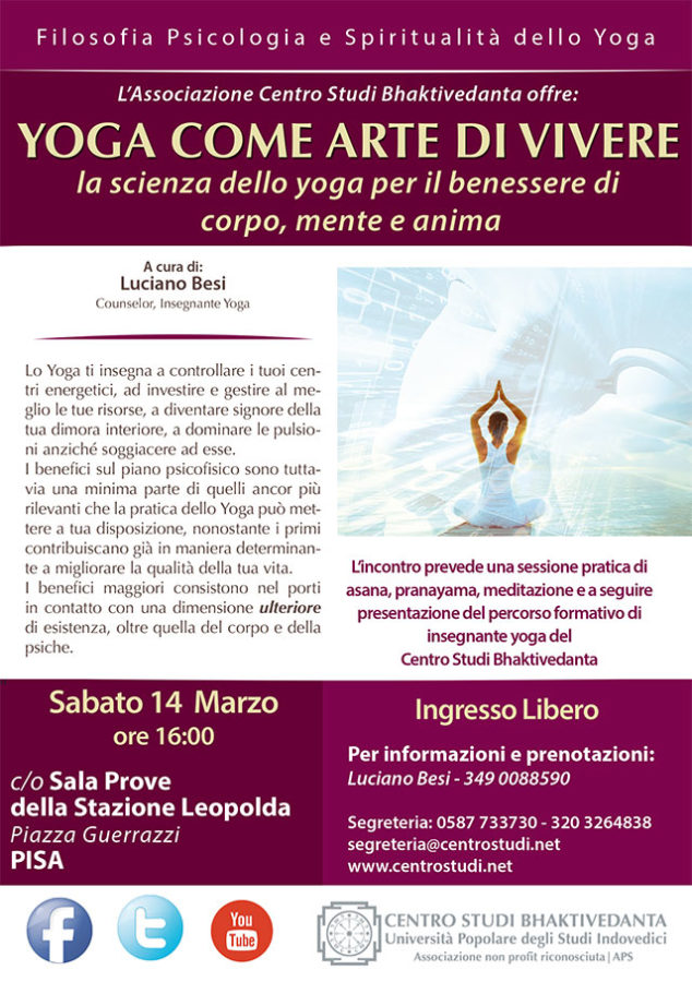 Yoga come arte di vivere