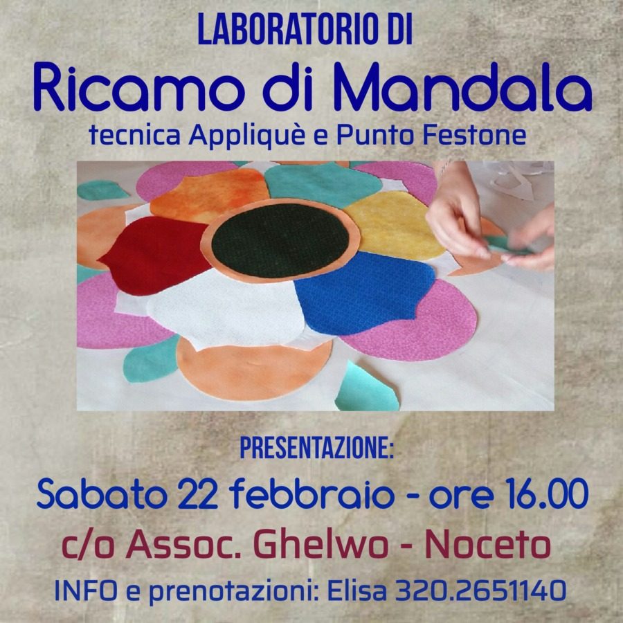 Ricamo di mandala